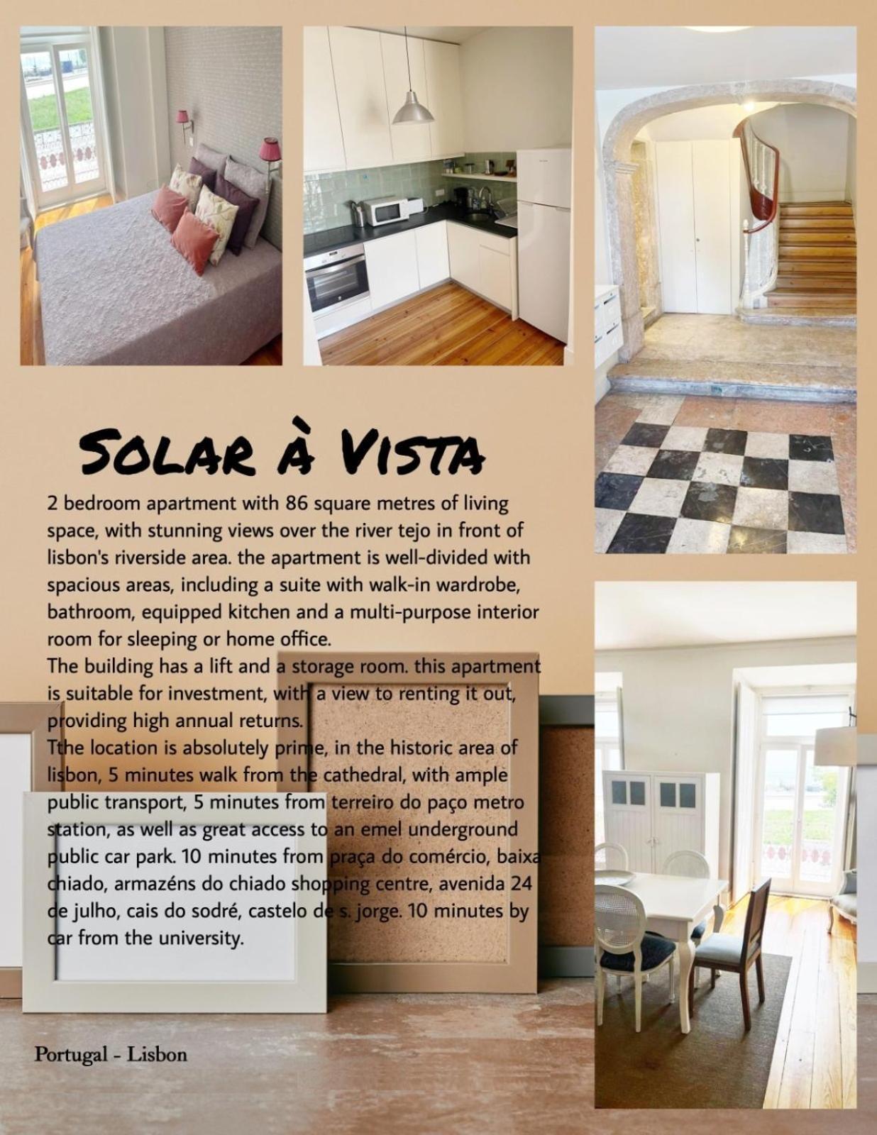 Ferienwohnung Solar A Vista Lissabon Exterior foto